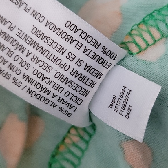 SALE Tabitha Brown Target Green & Orange Floral Sleeveless Cotton Tank Dress SM - Picture 10 of 10